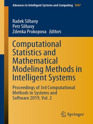 cover image of Computational Statistics and Mathematical Modeling Methods in Intelligent Systems